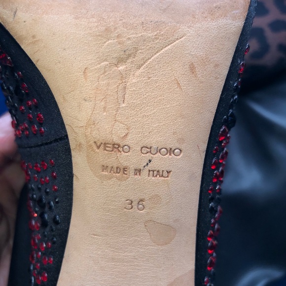 Jeweled peep toe bootie. Giuseppe.